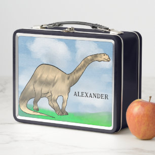 Lunch Box Nom des enfants Dinosaur