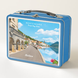 Lunch Box Nom et texte personnalisés Monténégro