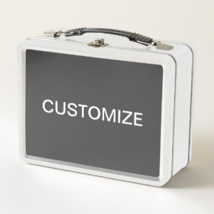 Lunch Box Nom moderne en gras modifiable, entreprise ou marq