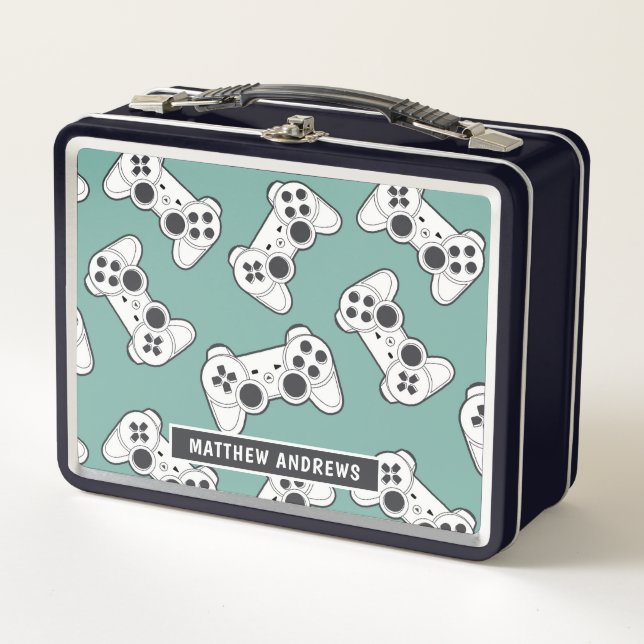 Lunch Box Nom personnalisé du joueur de contrôleur de jeu (Devant)