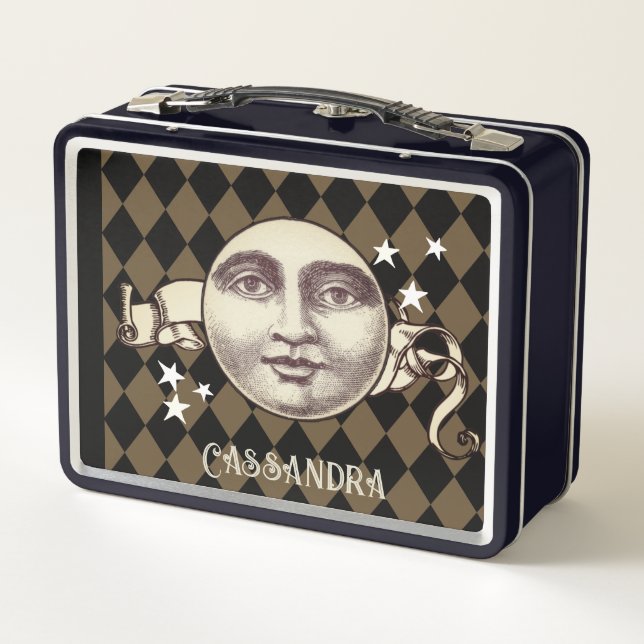 Lunch Box Nostalgique Vintage Imaginaire Steampunk (Dos)