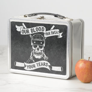 Lunch Box Notre Sang Notre Sueur Vos Larmes Dîner De Hockey 