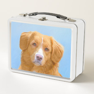 Lunch Box Nouvelle-Écosse Peinture de chien pour ramper le c