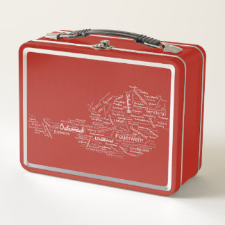 Lunch Box Nuage de mots des pompiers autrichiens
