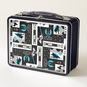 Lunch Box Obi-Wan Kenobi   Jedi Icon Collage Motif