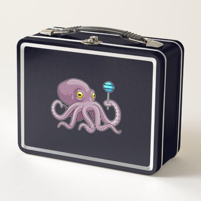 Lunch Box Octopus avec Lollipop (Devant)