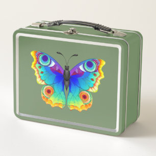 Lunch Box Oeil de paon arc-en-ciel