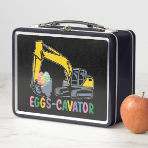 Lunch Box Oeufs Cavateur Pâques Chasse aux Oeufs Excavateur