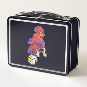 Lunch Box Oiseau aux sports de volley-ball