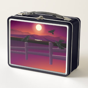 Lunch Box Oiseaux Lune de clôture et avens volants