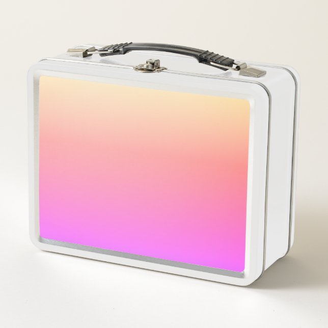 Lunch Box Ombre couleur rose et pourpre de fond (Devant)