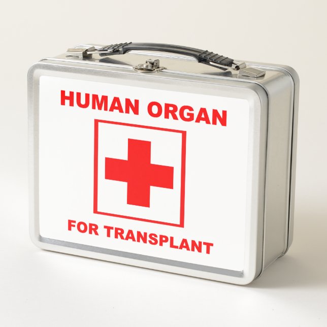 Lunch Box Organe humain de transplantation (Devant)