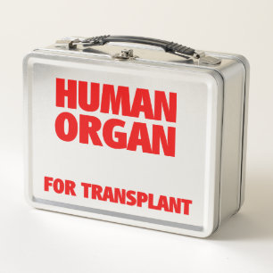 Lunch Box Organe Humain Pour La Transplantation