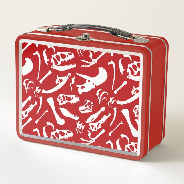 Lunch Box Os Dinosaures (Rouge) (Devant)