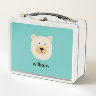 Lunch Box Ours blanc mou