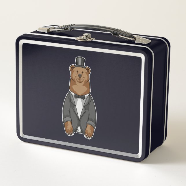 Lunch Box Ours comme chambre avec veste (Devant)