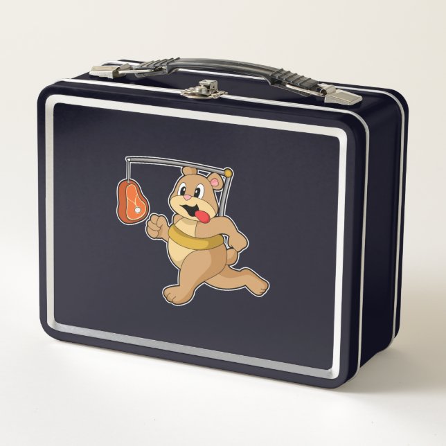 Lunch Box Ours comme coureur (Devant)