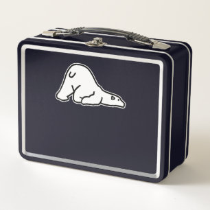 Lunch Box Ours polaire   Lazy Polar Bear Nope Day
