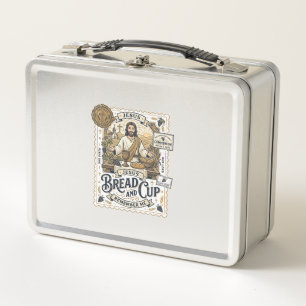 Lunch Box Pain Et Coupe Jésus Communion Foi Chrétienne Vint
