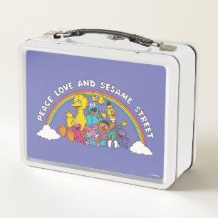 Lunch Box Paix, amour et sésame Street