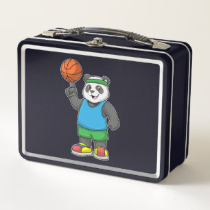 Lunch Box Panda aux sports avec basket-ball