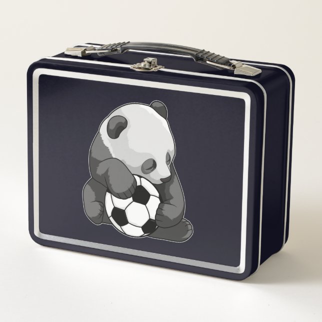 Lunch Box Panda avec balle de football (Devant)
