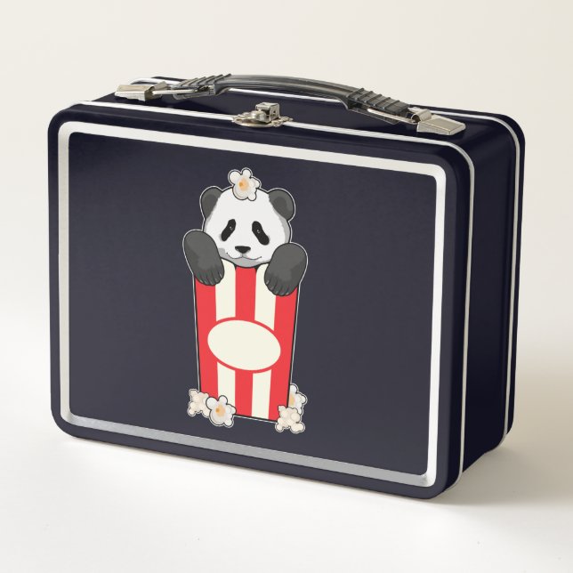 Lunch Box Panda avec Popcorn (Devant)