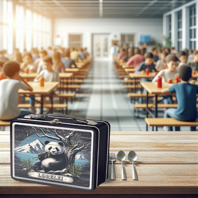 Lunch Box Panda's Mountain Retreat : Bambou Plaisir (Créateur téléchargé)