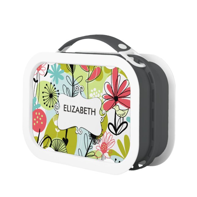 Lunch Box Panier-repas floral de Yubo de forêt (Gauche)