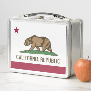 Lunch Box Panier-repas inoxydable en métal avec le drapeau