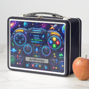 Lunch Box Panneau de commande Galactique Manette de jeu spat