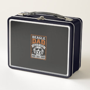 Lunch Box Papa Beagle alimenté par le café et les poils de c