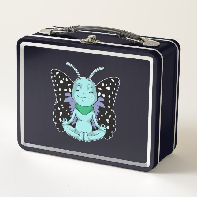Lunch Box Papillon au Yoga Stretching Legs (Devant)