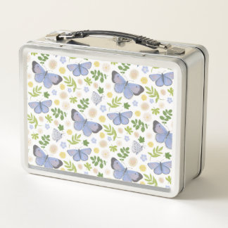 Lunch Box Papillon bleu creux