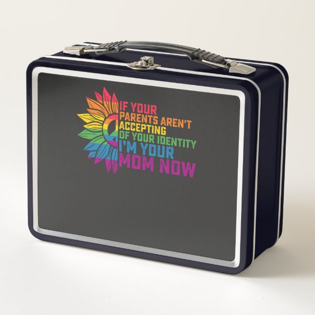 Lunch Box Parents LGBT Pride Acceptant Je suis Votre Maman M (Devant)