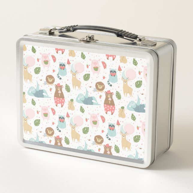 Lunch Box Paresse et motif d'amis (Devant)