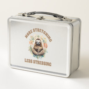 Lunch Box Paresseux s'étirant plus et stressant moins