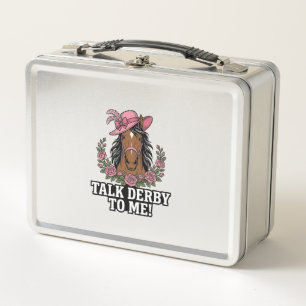 Lunch Box Parle Derby à Moi Vintage Cheval Rose Derby Design