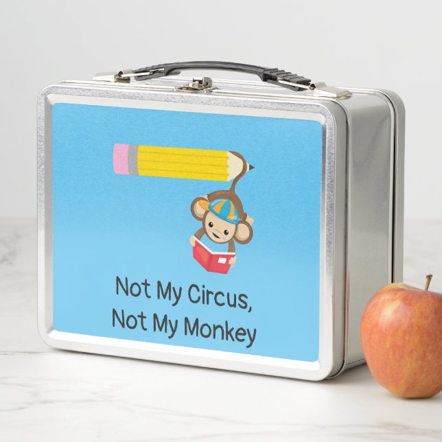 Lunch Box Pas mon cirque, pas mon singe intelligent (En situation)