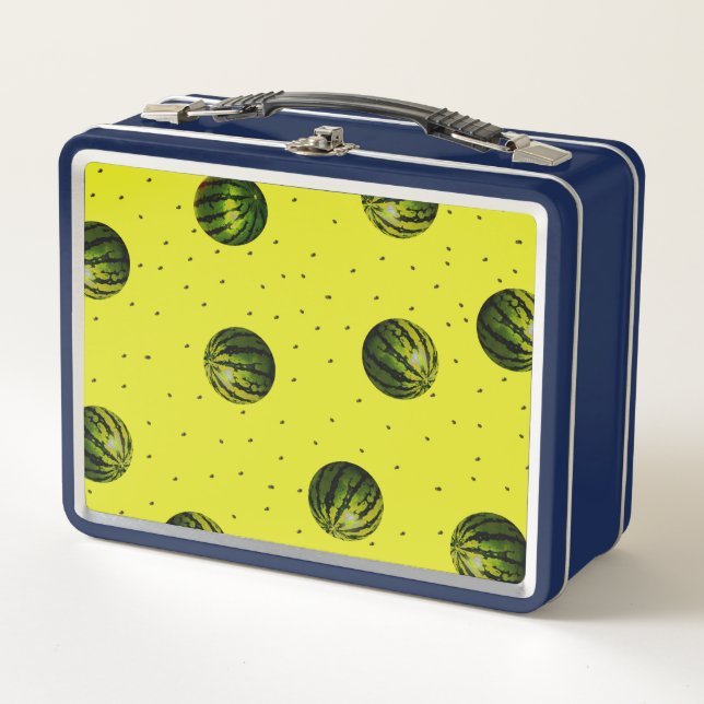 Lunch Box Pastèque Jaune aux graines (Devant)