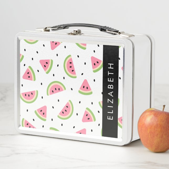Lunch Box Pastèque Rose, Pâtes De Pâques, Votre Nom (En situation)