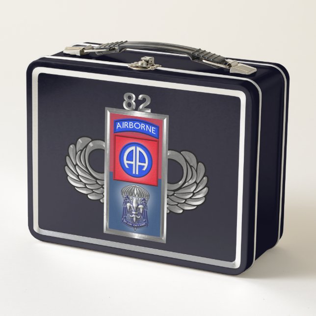 Lunch Box Patch de la 82e division aéroportée (Devant)