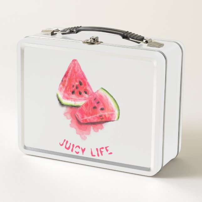 Lunch Box Pâtes de pastèque rousses doux - Dessin  (Devant)