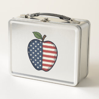 Lunch Box Patriotic Apple Vintage Engraving Vector Design_1