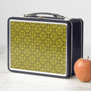 Lunch Box Pattern de Medieval Yellow