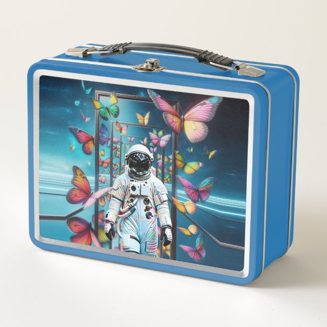 Lunch Box Paysage de rêve d'astronaute (Devant)