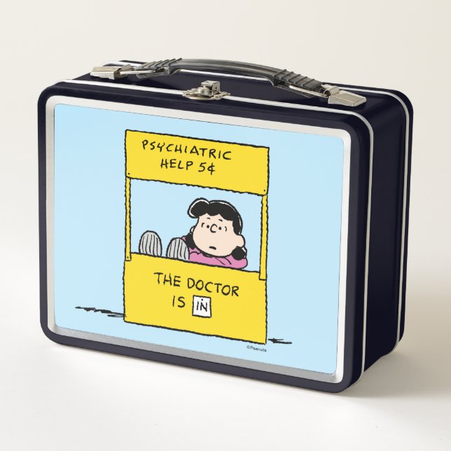 Lunch Box Peanuts | Lucy & the Doctor Is In (Devant)