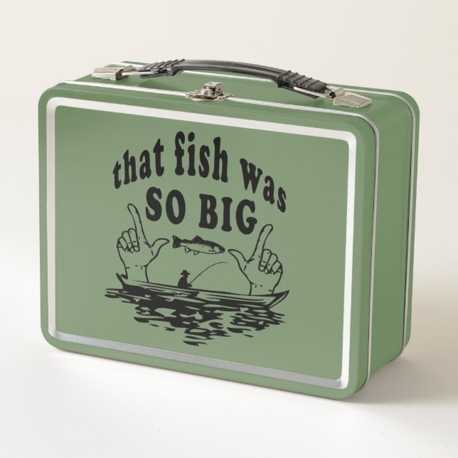 Lunch Box Pêcheur Thème de la pêche (Devant)