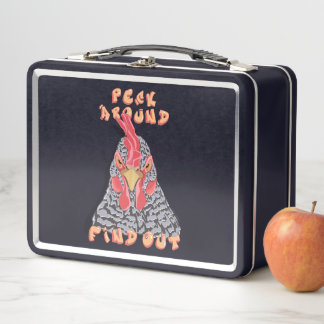 Lunch Box Peck Around Find Out—ordre de dégustation de poule