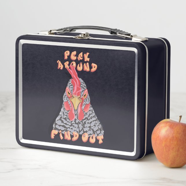 Lunch Box Peck Around Find Out—ordre de dégustation de poule (En situation)